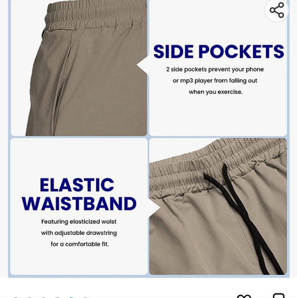 2-pack of men's shorts - Picture 3 of 5